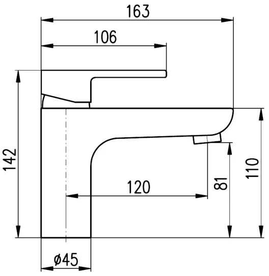 Смеситель для раковины Rav Slezak Vltava белый - хром VT426.5CB - 1