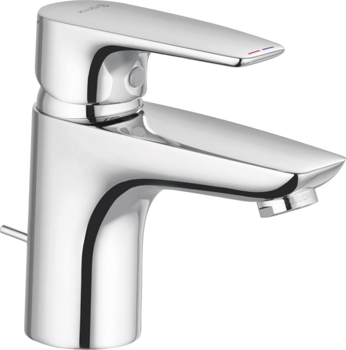 Смеситель Kludi Pure&Solid 342760575 для раковины, для безнапорных водонагревателей - 0