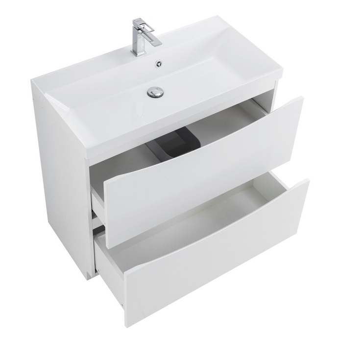 Тумба с раковиной BelBagno Marino 90 белый - 8