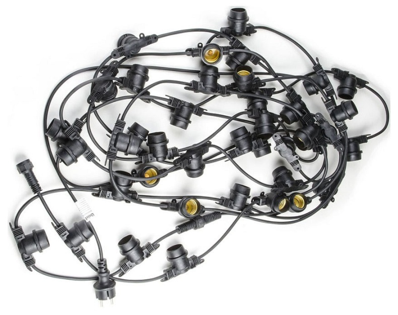 Гирлянда Uniel Belt-Light 220V UDL-K111 80/E27/20M IP65 Black UL-00006441 - 0