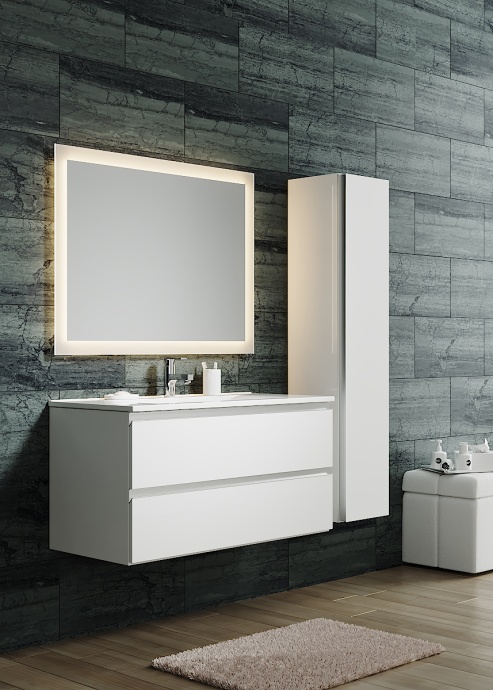 Тумба под раковину Sanvit Авеню-2 100 белый глянец kavenu2100w - 1