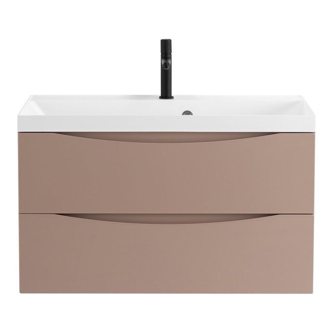 Тумба с раковиной Belbagno Marino 80 бежевый матовый - 2