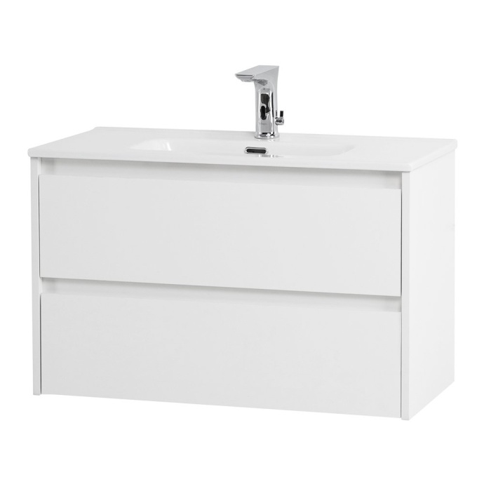 Тумба с раковиной Belbagno Kraft 39 80 белый матовый - 2