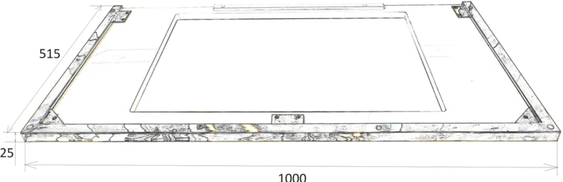 Подстолье Armadi Art Lucido 100 золото 771-100-G - 4