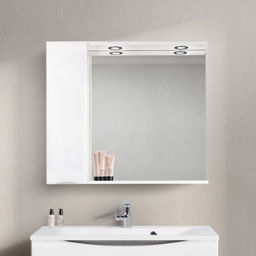 Зеркало-шкаф BelBagno Marino 90 L MARINO-SPC-900/750-1A-BL-P-L - 0