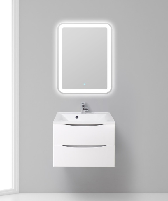 Тумба с раковиной BelBagno Marino 65 bianco lucido - 1
