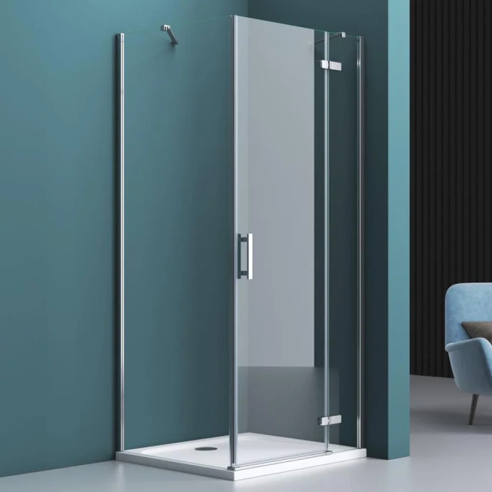 Душевой уголок BelBagno Kraft 90х90 хром  KRAFT-A-12-90-C-Cr-R - 0