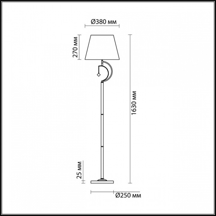 Торшер Lumion Neoclassi Leah 4469/1F - 1