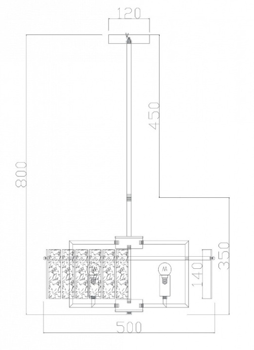 Подвесная люстра Freya Basilica FR5166PL-06N - 4