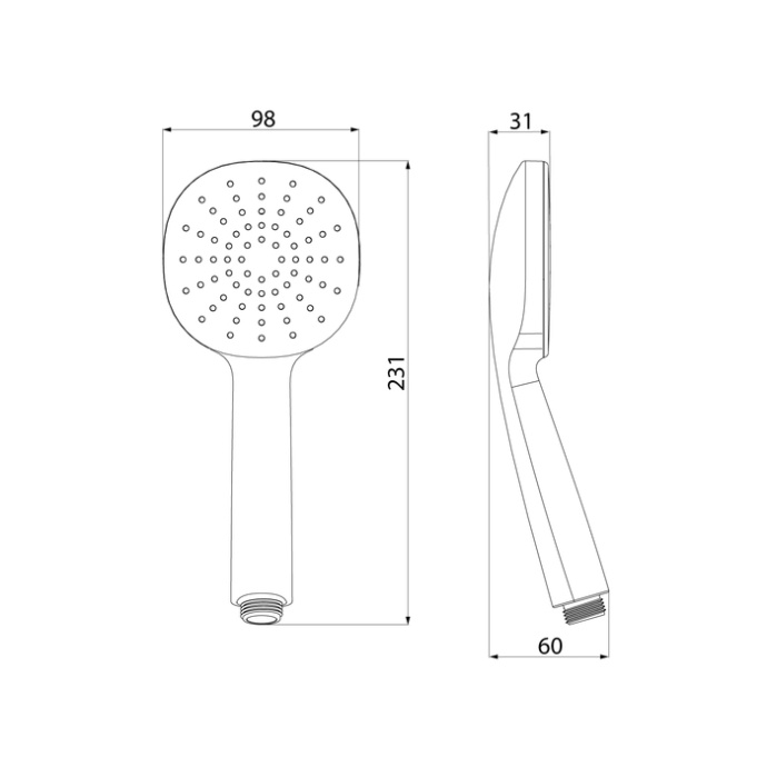 Лейка для душа IDDIS Optima Home  OPH1F98i18 - 4