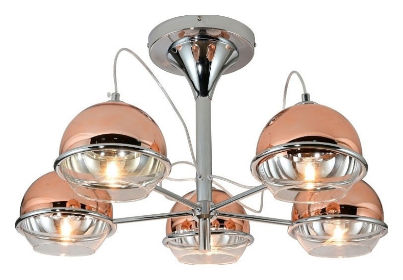 Люстра на штанге LUMINA DECO Veroni LDC 1029-5 R.GD - 0