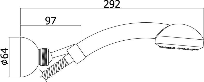 Душевой гарнитур Paffoni Trieste Bis ZDUP082CR - 1