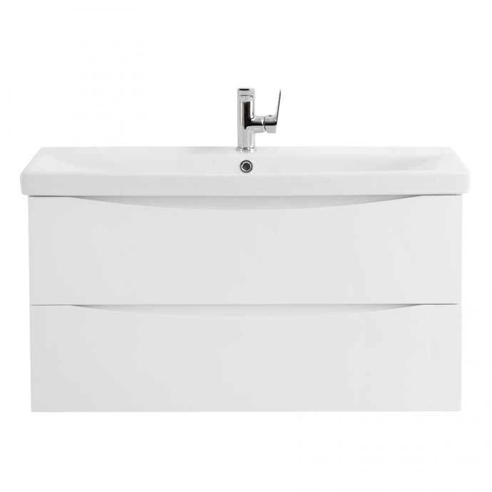 Тумба с раковиной BelBagno Marino-Cer 80 белый  - 0