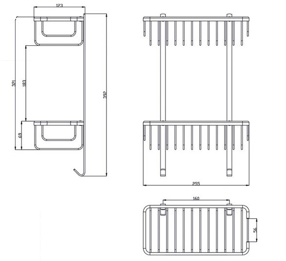 Полка Zorg Antic AZR U-3 BR - 1