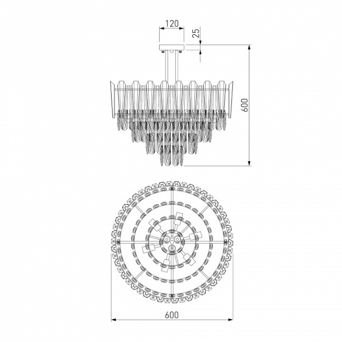 Светильник на штанге Bogate's Coda 328/9 Strotskis - 2