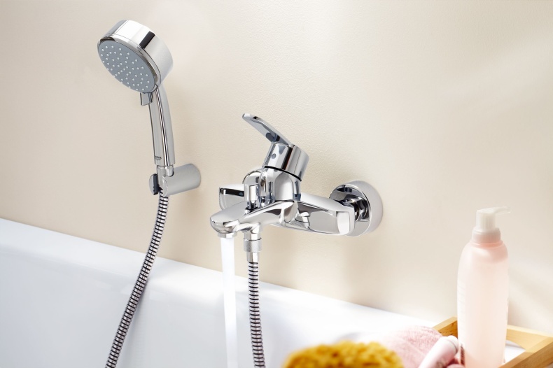 Смеситель Grohe Eurostyle Cosmopolitan 33591002 для ванны с душем - 11