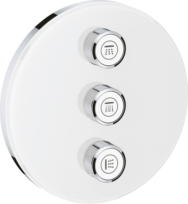 Переключатель потоков Grohe Grohtherm SmartControl 29152LS0 на три потребителя, moon white - 0