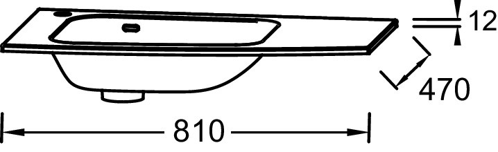 Раковина мебельная Jacob Delafon Nona L 80 белый EB1880RU-00 - 1