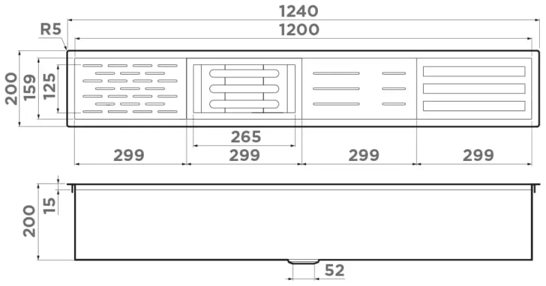 Встраиваемая сушка для посуды Omoikiri светлое золото  4999012 - 2