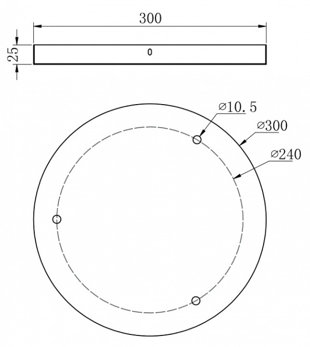 Основание для подвесной люстры Maytoni Universal Base SPR-BASE-R-03-W - 1