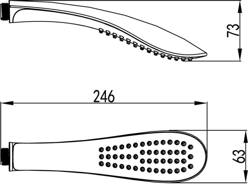 Душевая лейка Lemark LM8006C - 1