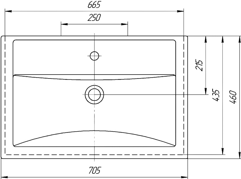 Тумба для комплекта Sanflor Ларго 2 70 вяз швейцарский, белая C0002122 - 8