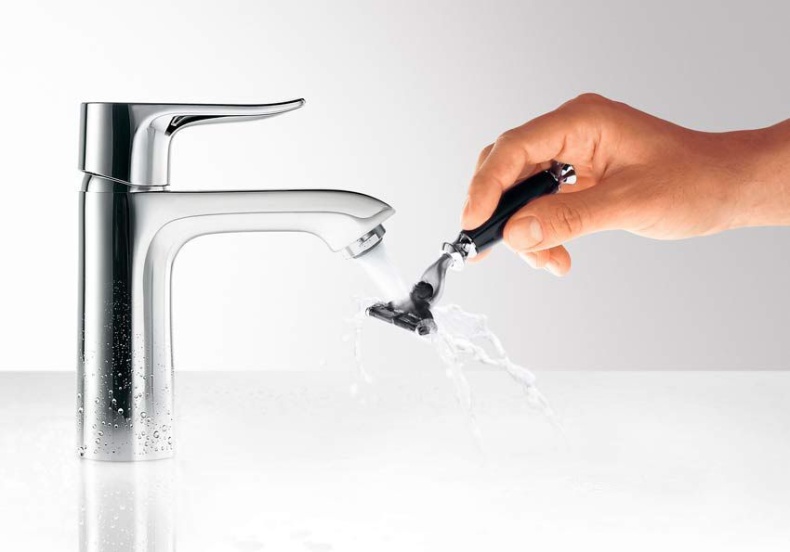 Смеситель Hansgrohe Metris 31080000 для раковины - 10