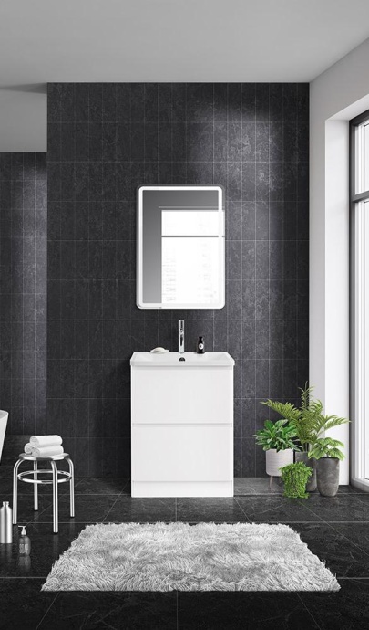 Тумба с раковиной BelBagno Albano 70 белый - 7