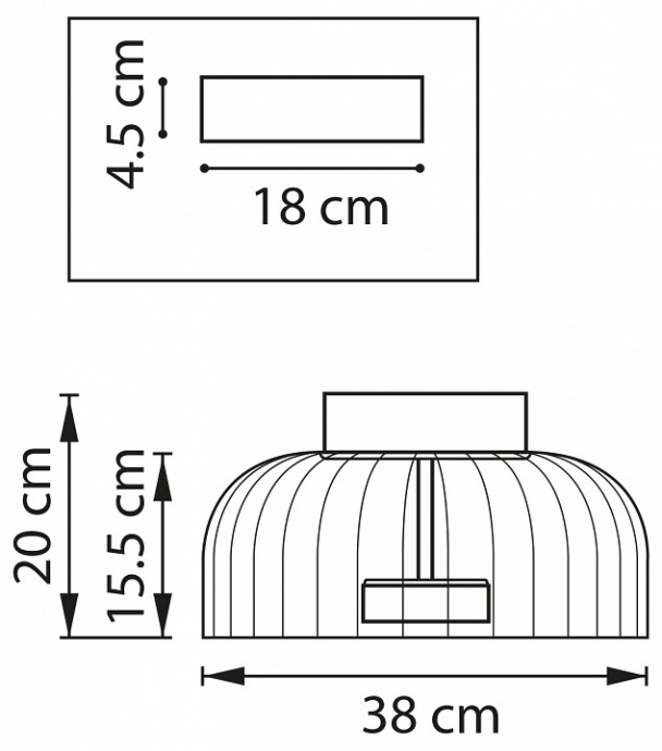 Накладной светильник Lightstar Celesta 809061 - 5