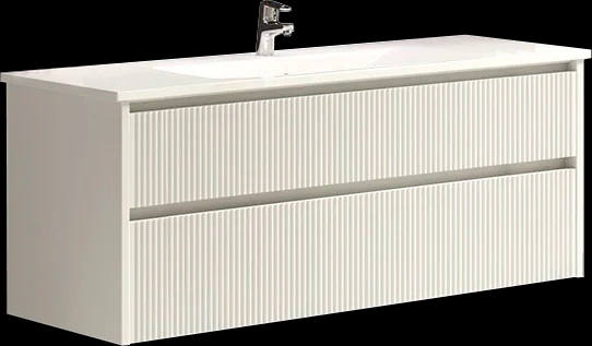 Комплект мебели Sanvit Рольф-2 120 белый глянец - 1