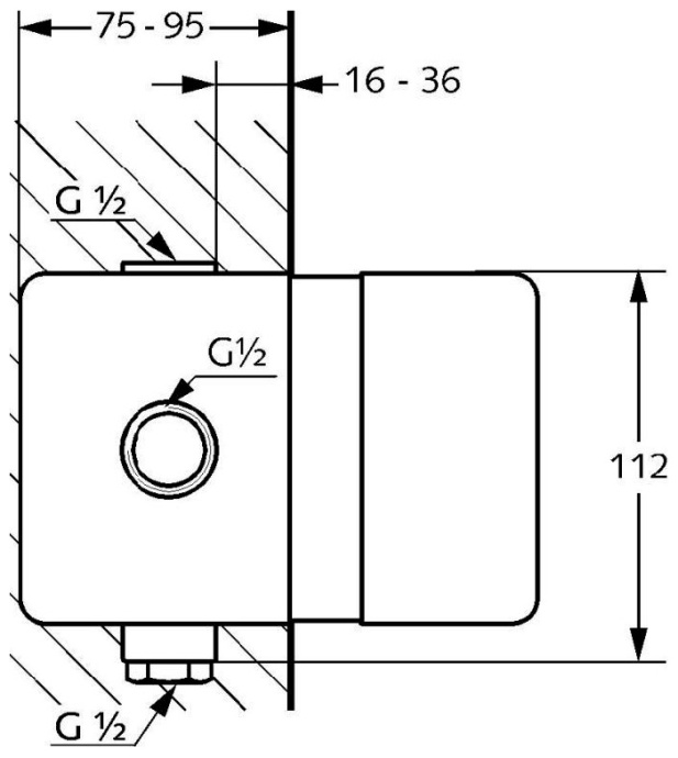 Скрытая часть Kludi 38624 38624N - 1