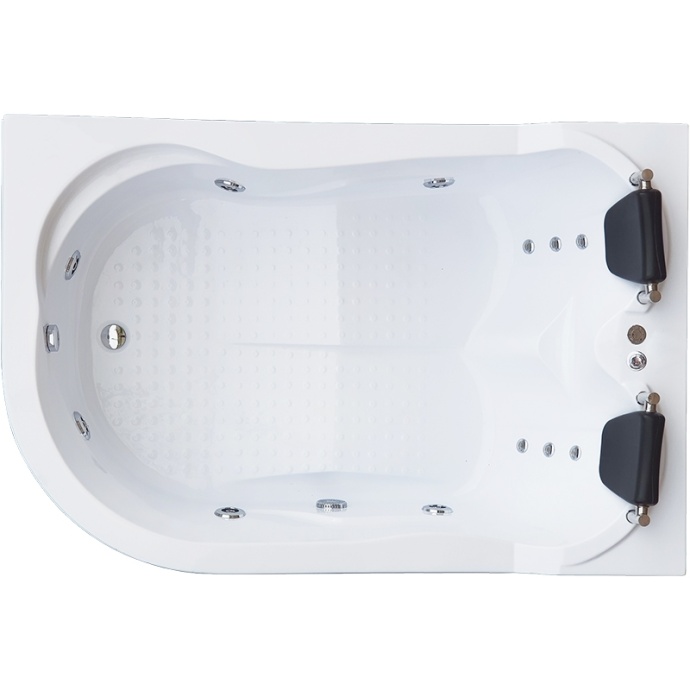 Ванна акриловая Royal Bath Norway Comfort 180х120 R с гидромассажем белый RB331100CM-R - 0