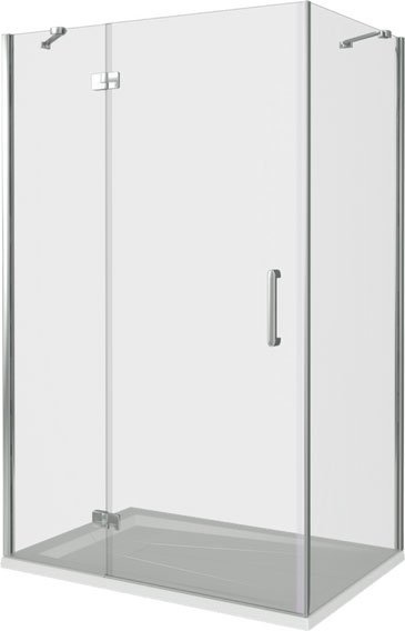 Душевой уголок Good Door Saturn WTW+SP левый 140х90х185 см - 1