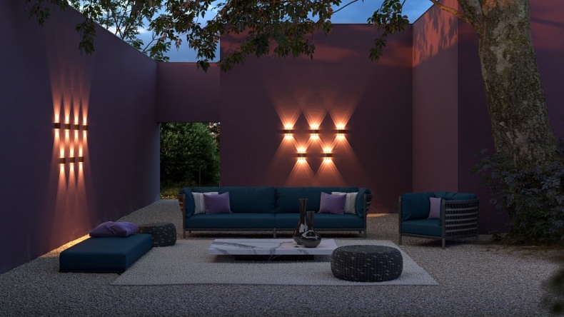 Настенный светильник Maytoni Outdoor O417WL-L6W3K - 1