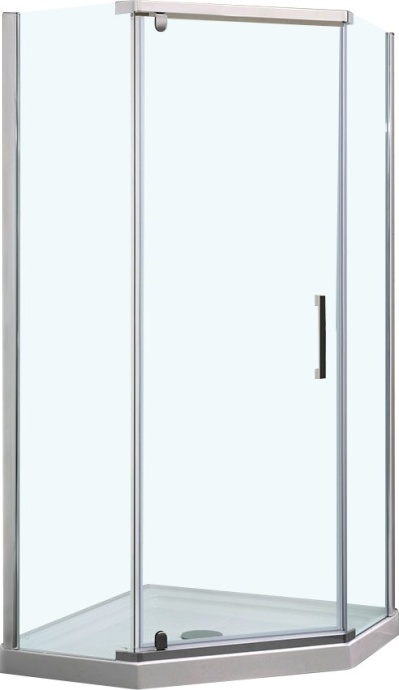 Душевой уголок Vincea Stresa VSP-1S900CL 90x90, профиль хром, стекло прозрачное - 7