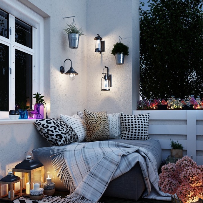 Уличный настенный светильник Odeon Light Nature Kalpi 4836/1W - 1