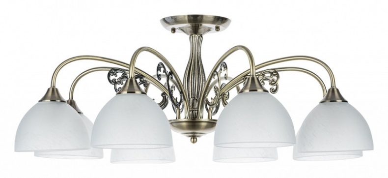 Потолочная люстра Arte Lamp Spica A3037PL-8AB - 0