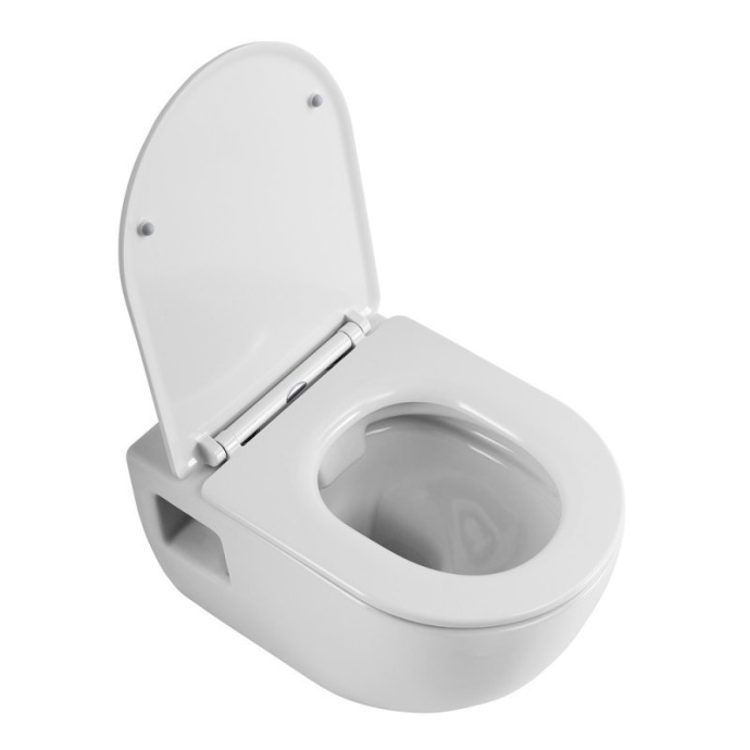 Комплект унитаза с инсталляцией BelBagno Ecoс сиденьем микролифт и кнопкой смыва хром глянцевый CZR-526-TH-R/CZR-2040-SC/BB097/R.CR - 4