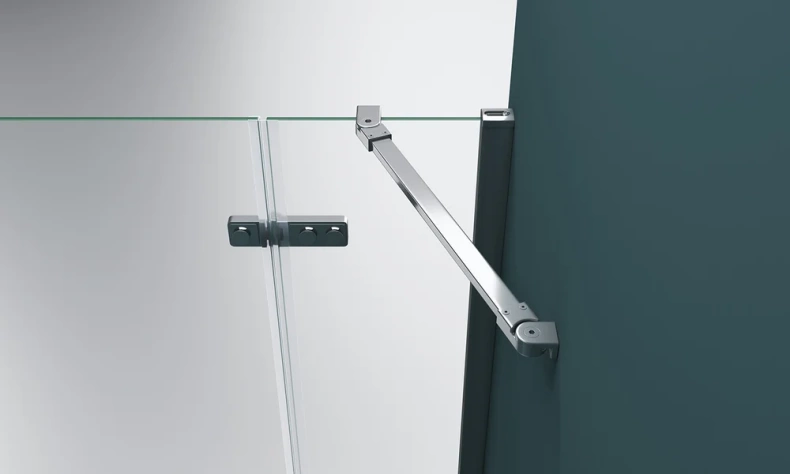 Душевая дверь BelBagno Kraft 120 профиль хром  KRAFT-60/60-C-Cr-L - 4