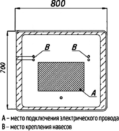 Зеркало AQUATON Соул 80 с подсветкой 1A219302SU010 - 3