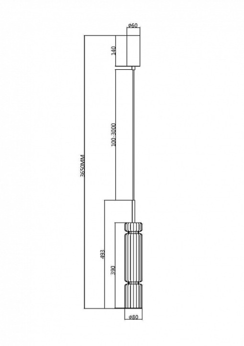 Подвесной светильник Maytoni Ordo MOD272PL-L12BS3K1 - 3