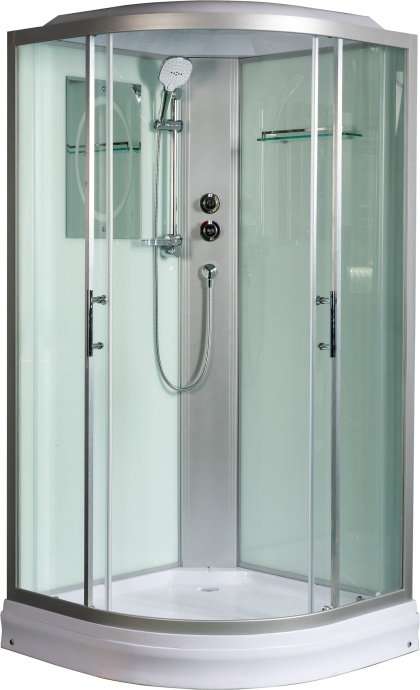 Душевая кабина Weltwasser WW500 Werra 802 80х80 хром  10000003225 - 0