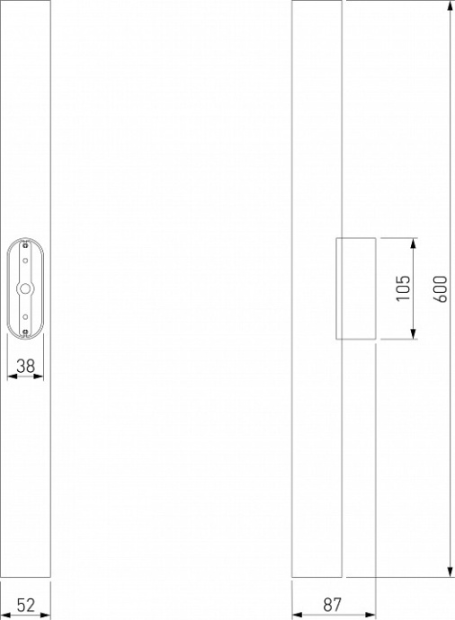 Настенный светодиодный светильник Elektrostandard Langer 40124/LED белый a061985 - 1