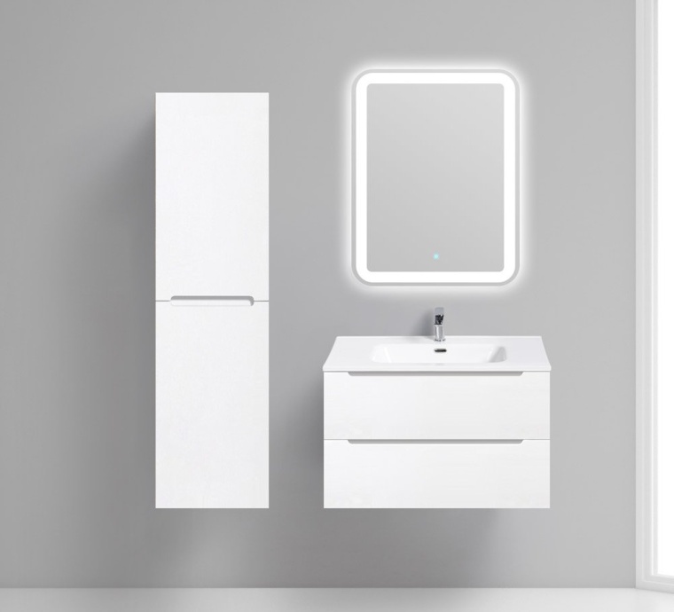Шкаф-пенал BelBagno Etna 40 L bianco lucido ETNA-1500-2A-SC-BL-P-L - 1