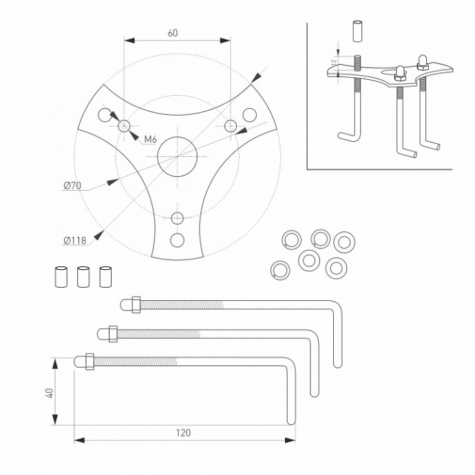 Наземный высокий светильник Arlight Stem 029986 - 2