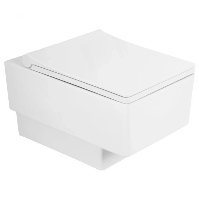 Чаша для унитаза подвесного Cezares Cadro белый  CZR-4823-CHR - 0