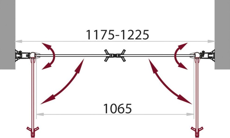 Душевая дверь в нишу BelBagno Sela B 2 120 C Cr SELA-B-2-120-C-Cr - 2