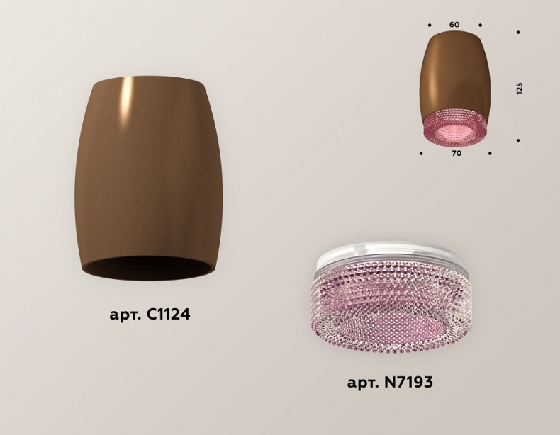 Накладной светильник Ambrella Light XS XS1124010 - 1