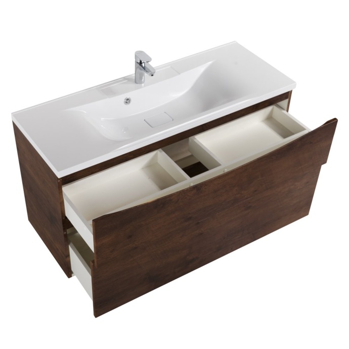 Тумба с раковиной BelBagno Marino 120 темное дерево - 3