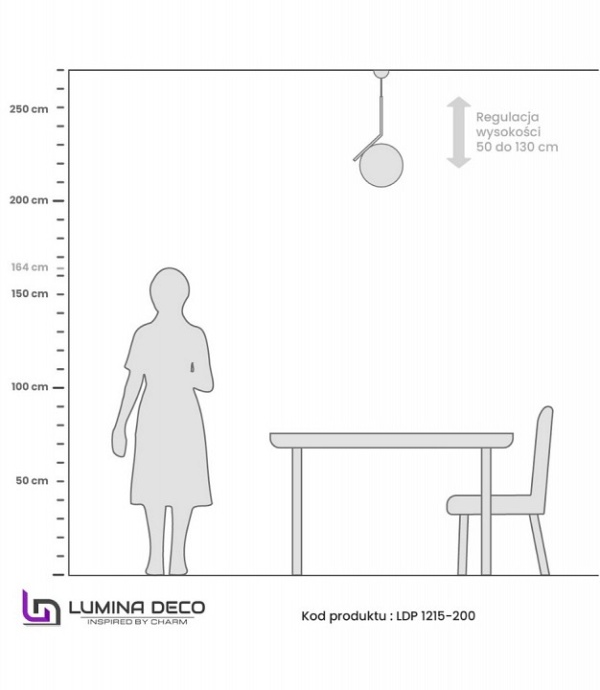 Подвесной светильник LUMINA DECO Sorento LDP 1215-200 WT+MD - 1